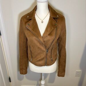 Abercrombie & Fitch Brown Leather Jacket
